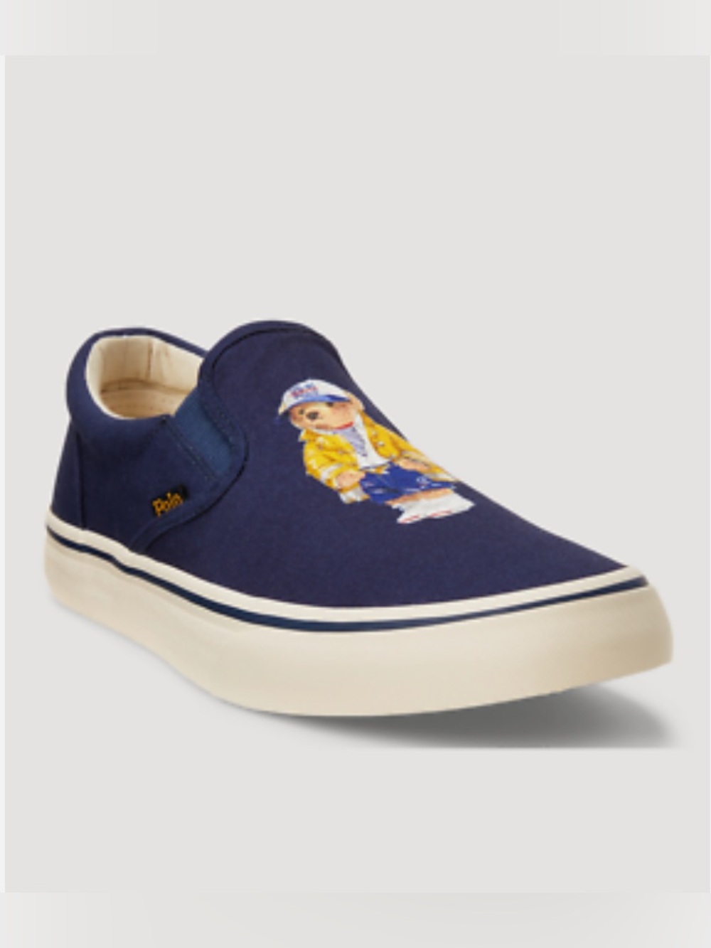 Polo Ralph Lauren Men's Thompson Polo Bear Sneaker Bear Navy Graphic Print 9